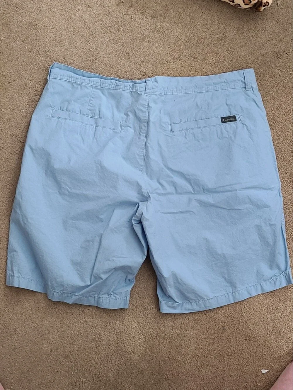 Columbia Shorts Mens 36 Blue Chino Shorts Ten Inch Inseam